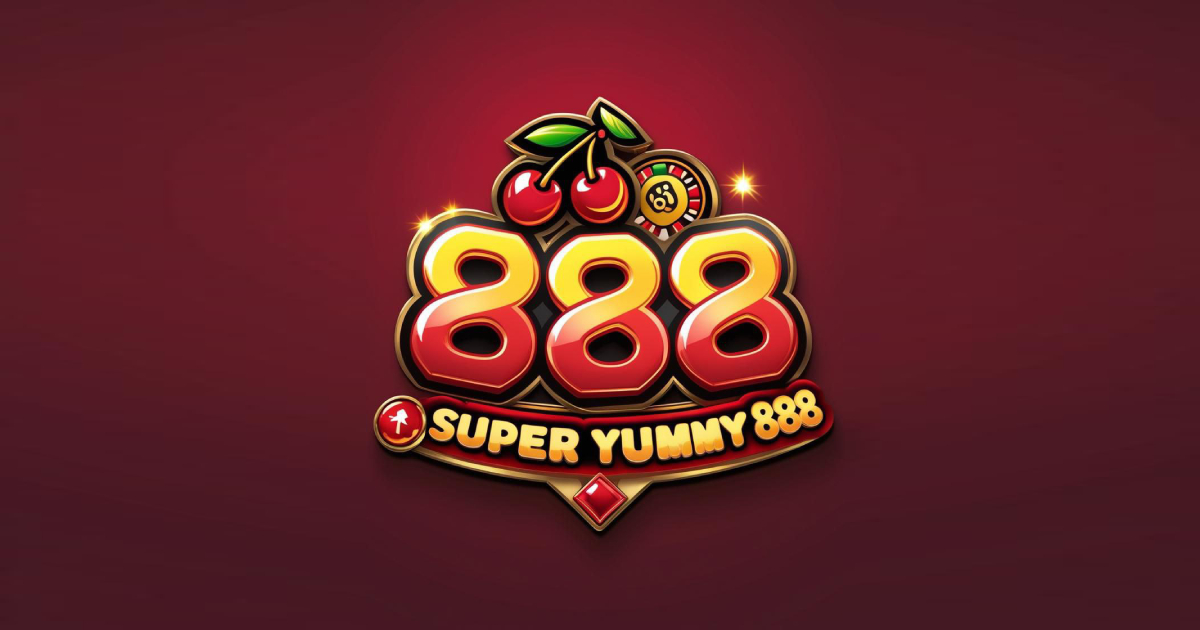 Main visual banner introducing Superyummy888 platform for Filipino mobile players
